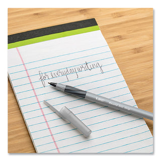 round-stic-grip-xtra-comfort-ballpoint-pen-medium-1-mm-black-ink-gray-black-24-box-6-boxes-pack_bicgsmg144eblk - 4