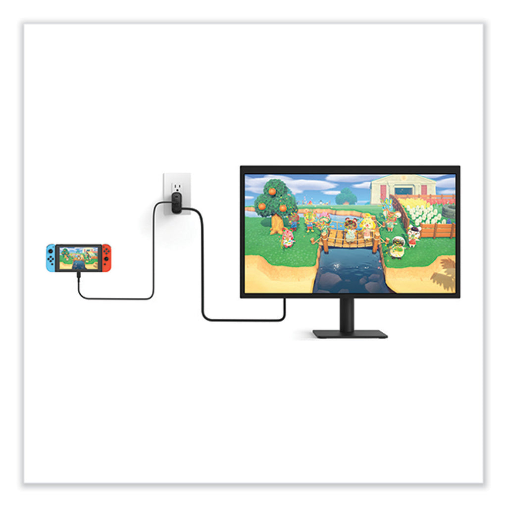 connect-465w-multi-port-power-hub-for-usb-c-laptop-or-nintendo-switch-3-ports-black_blkavc010ttbk - 7