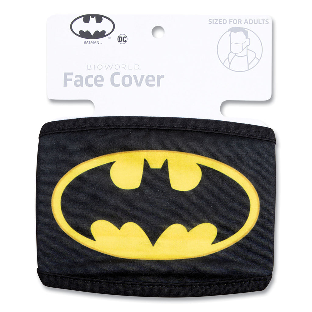 Cloth Face Mask, Batman Logo Print, Cotton/Polyester/Spandex, Adult