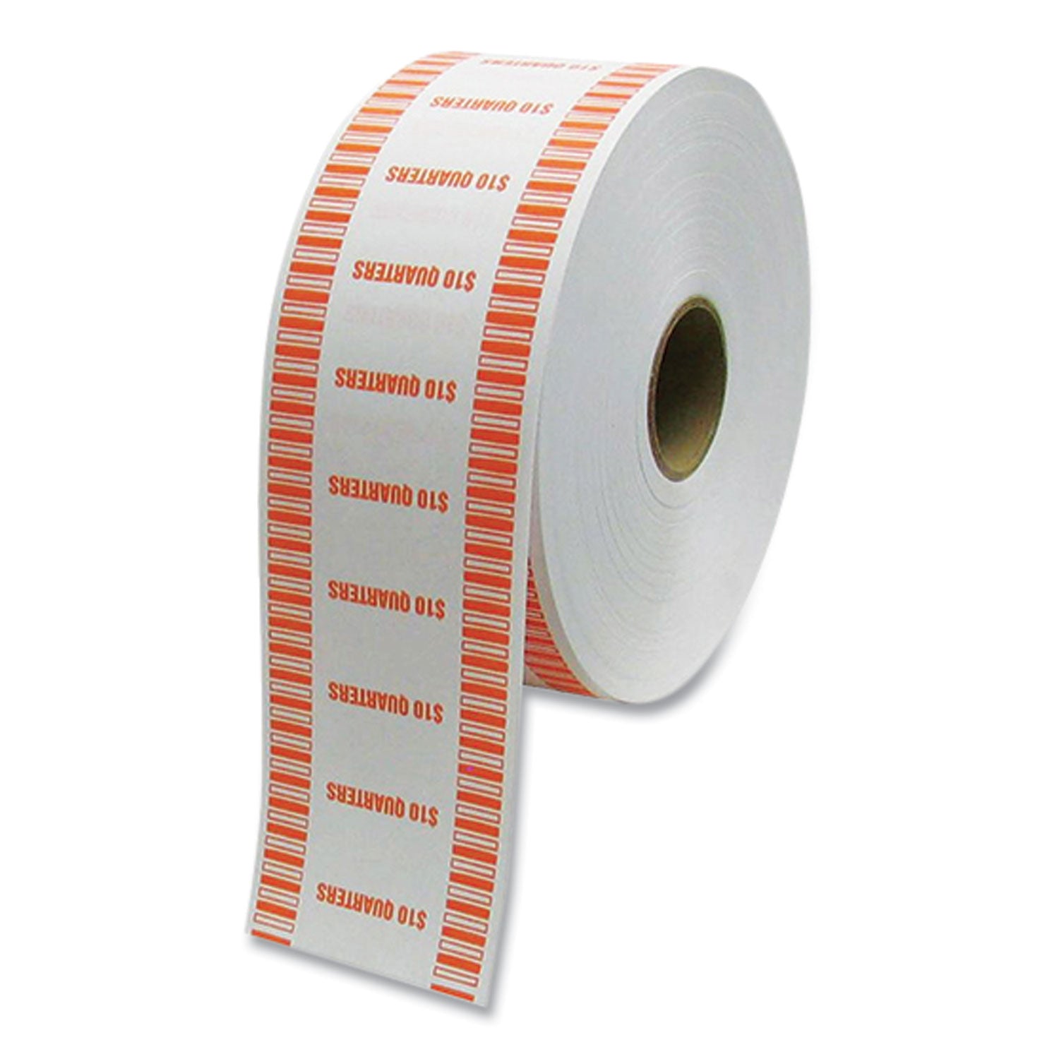 automatic-coin-wrapper-roll-for-coin-wrapping-machines-quarters-$1000-kraft-orange-2000-roll-8-rolls-carton_cnk575037 - 1