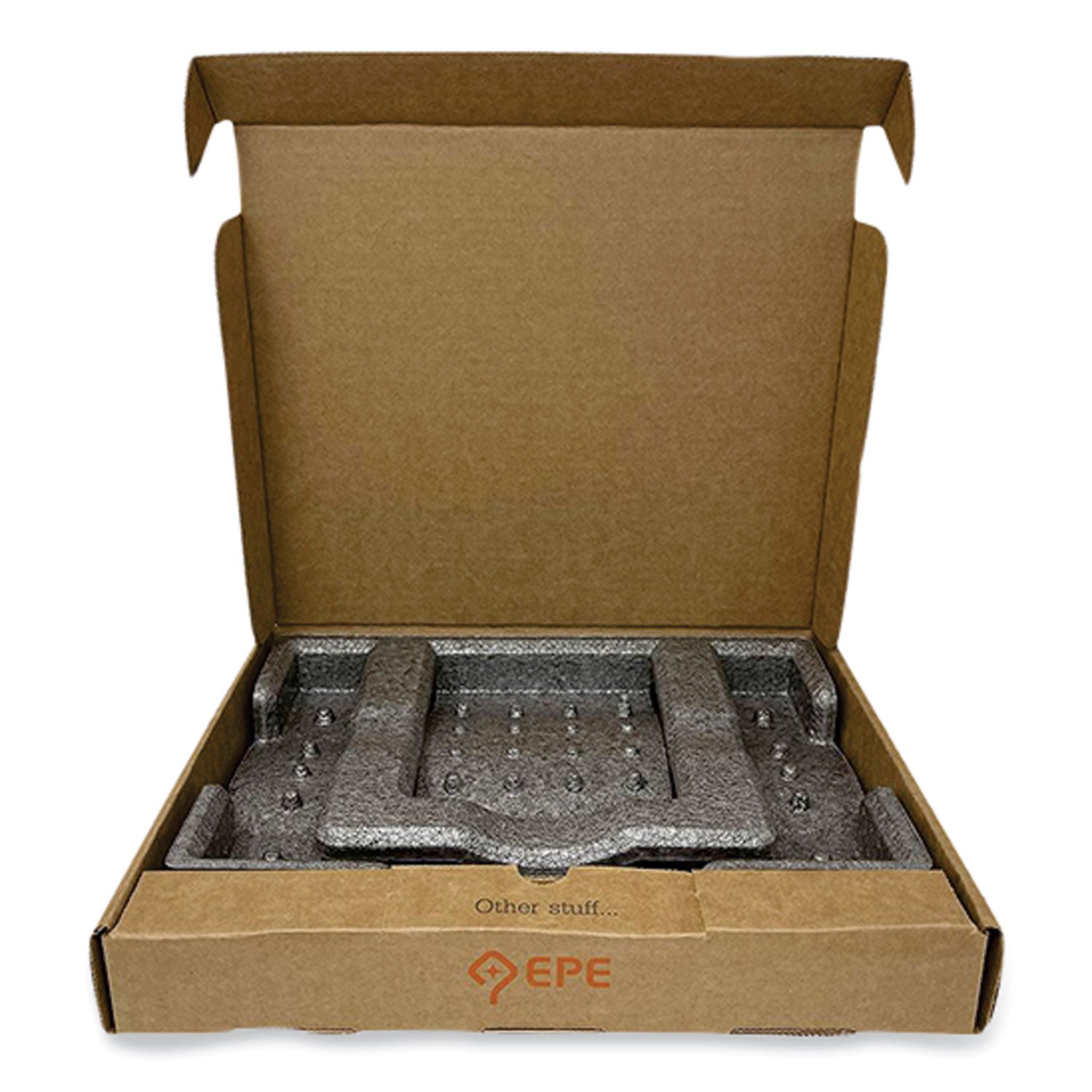 Tablet Shipping Box, One-Piece Foldover (OPF), Medium, 11.75" x 14.25 x 2, Brown Kraft