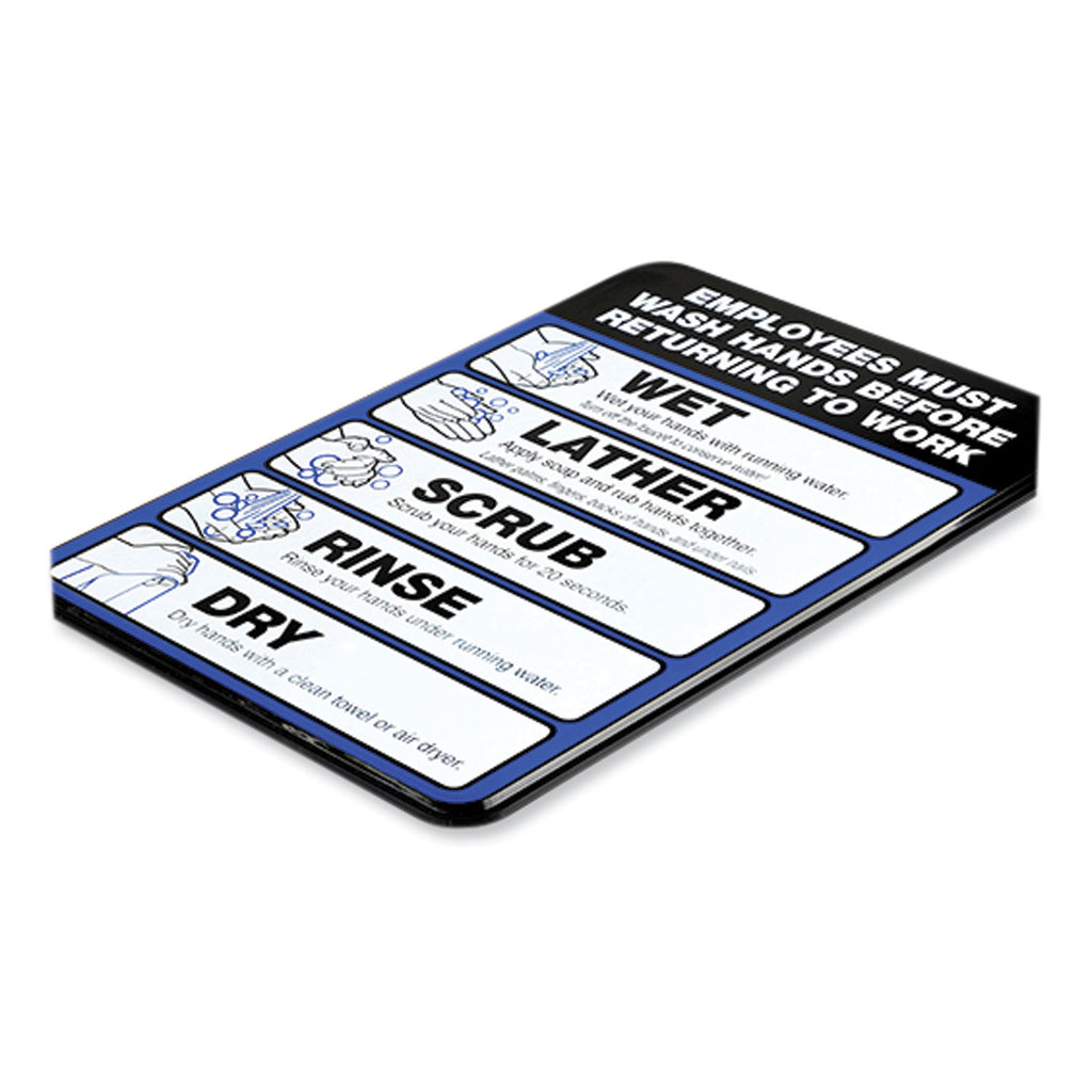employees-must-wash-hands-indoor-wall-sign-5-x-7-black-blue-white-face-black-blue-graphics-2-pack_exohd0171s - 3