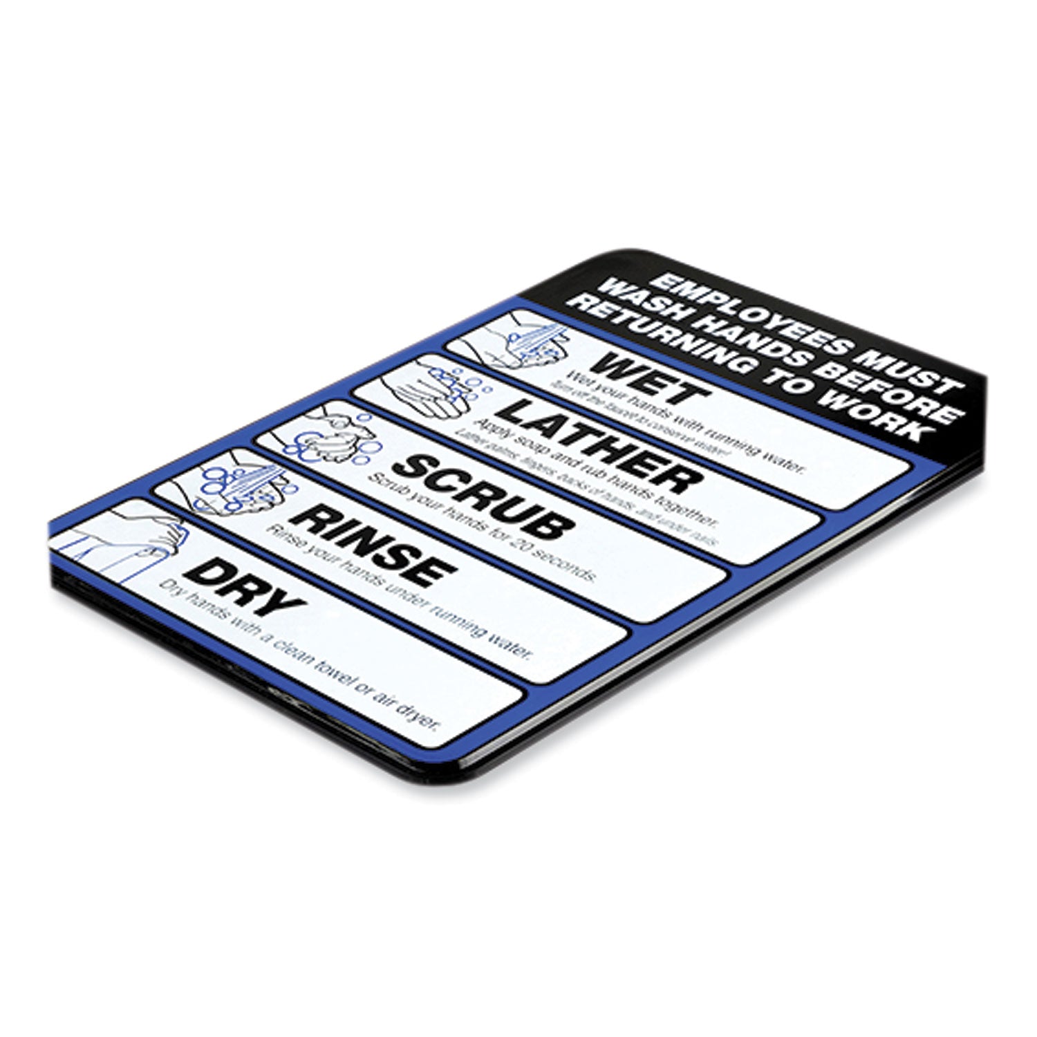employees-must-wash-hands-indoor-wall-sign-5-x-7-black-blue-white-face-black-blue-graphics-2-pack_exohd0171s - 3