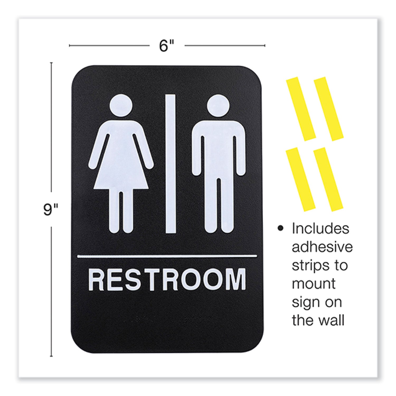 indoor-outdoor-restroom-with-braille-text-6-x-9-black-face-white-graphics-3-pack_exohd0275s - 2