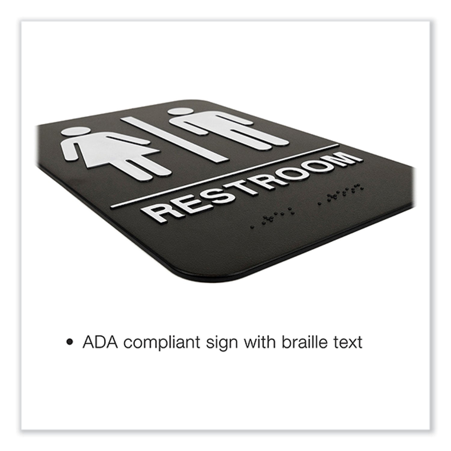 indoor-outdoor-restroom-with-braille-text-6-x-9-black-face-white-graphics-3-pack_exohd0275s - 3