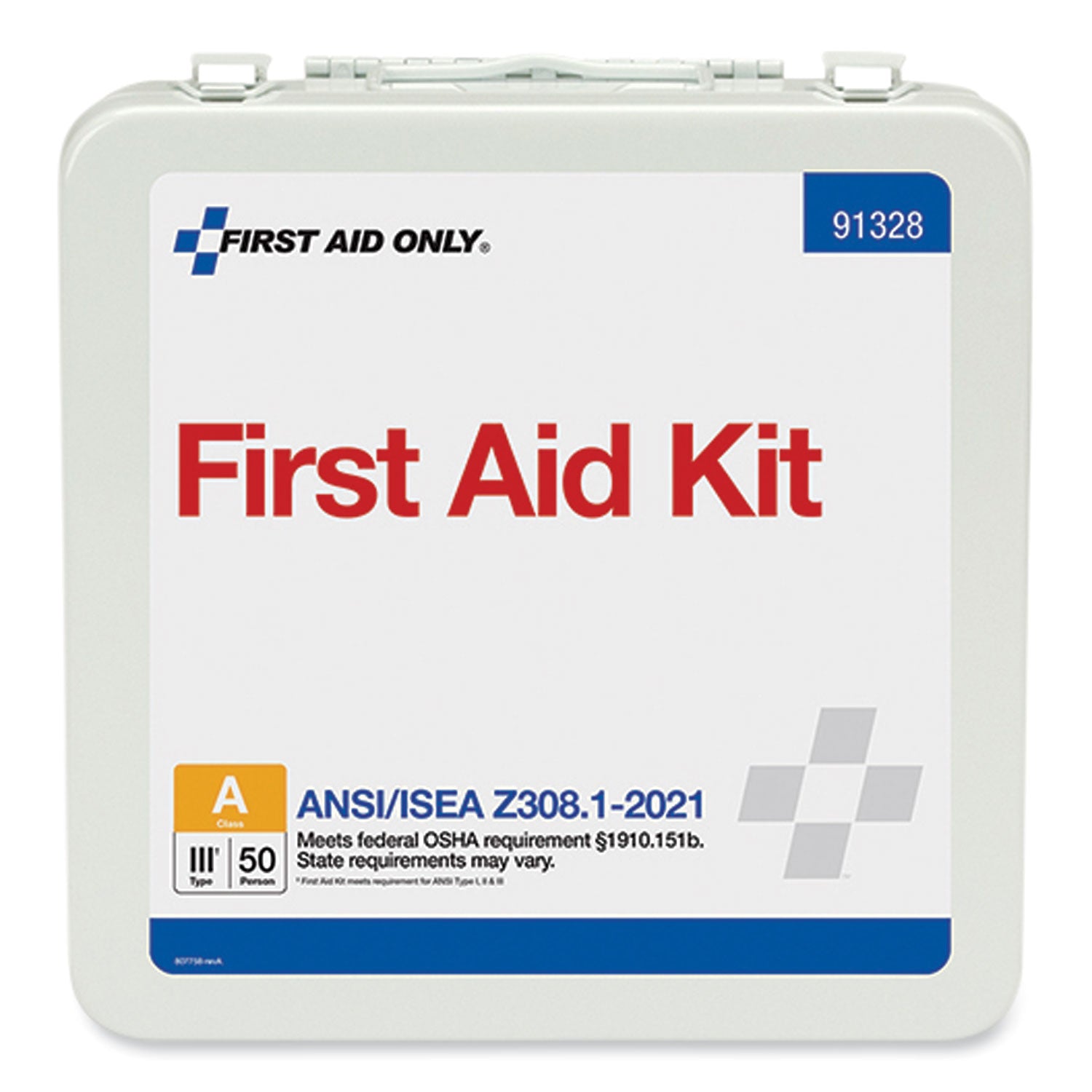 ansi-2021-type-iii-first-aid-kit-for-50-people-184-pieces-metal-case_fao91328 - 1