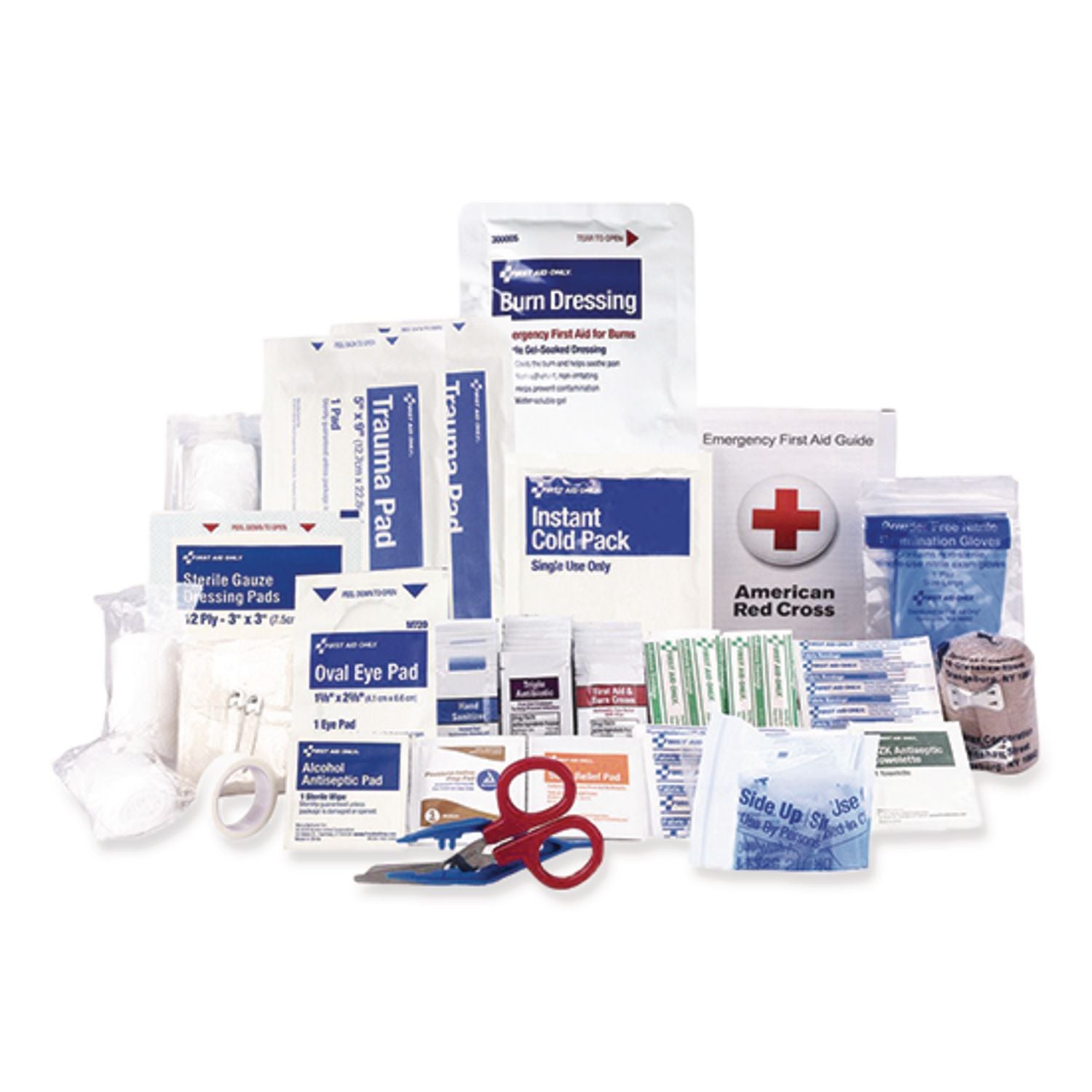 50 Person ANSI A Refill Kit, ANSI 2021 Compliant, 184 Pieces