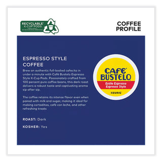 Espresso Style K-Cups, 48/Box