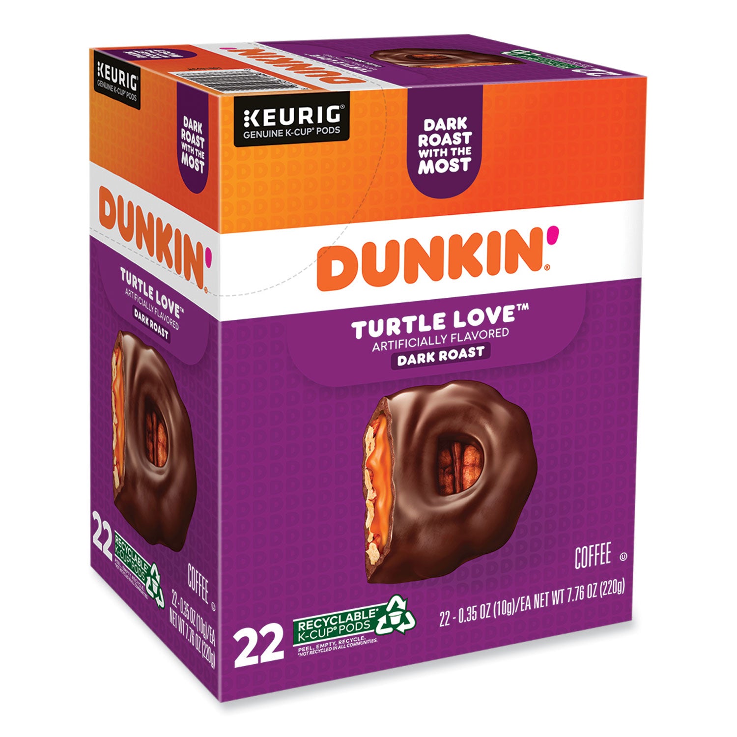 K-Cup Pods, Turtle Love Coffee, 22/Box