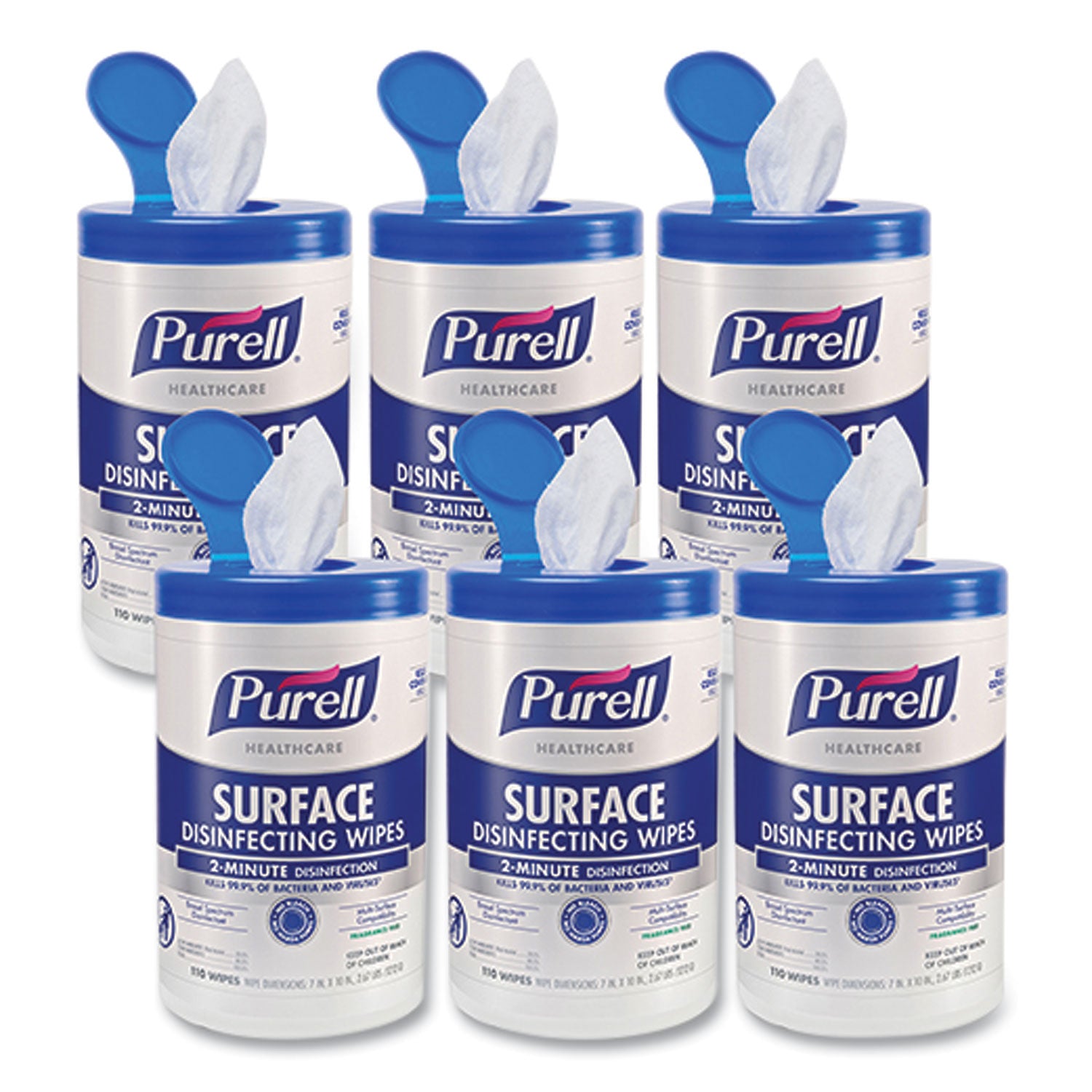healthcare-surface-disinfecting-wipes-1-ply-7-x-10-unscented-white-110-wipes-canister-6-canisters-carton_goj934006 - 2