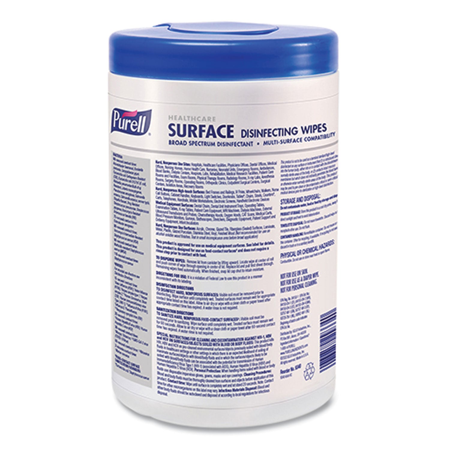 healthcare-surface-disinfecting-wipes-1-ply-7-x-10-unscented-white-110-wipes-canister-6-canisters-carton_goj934006 - 3
