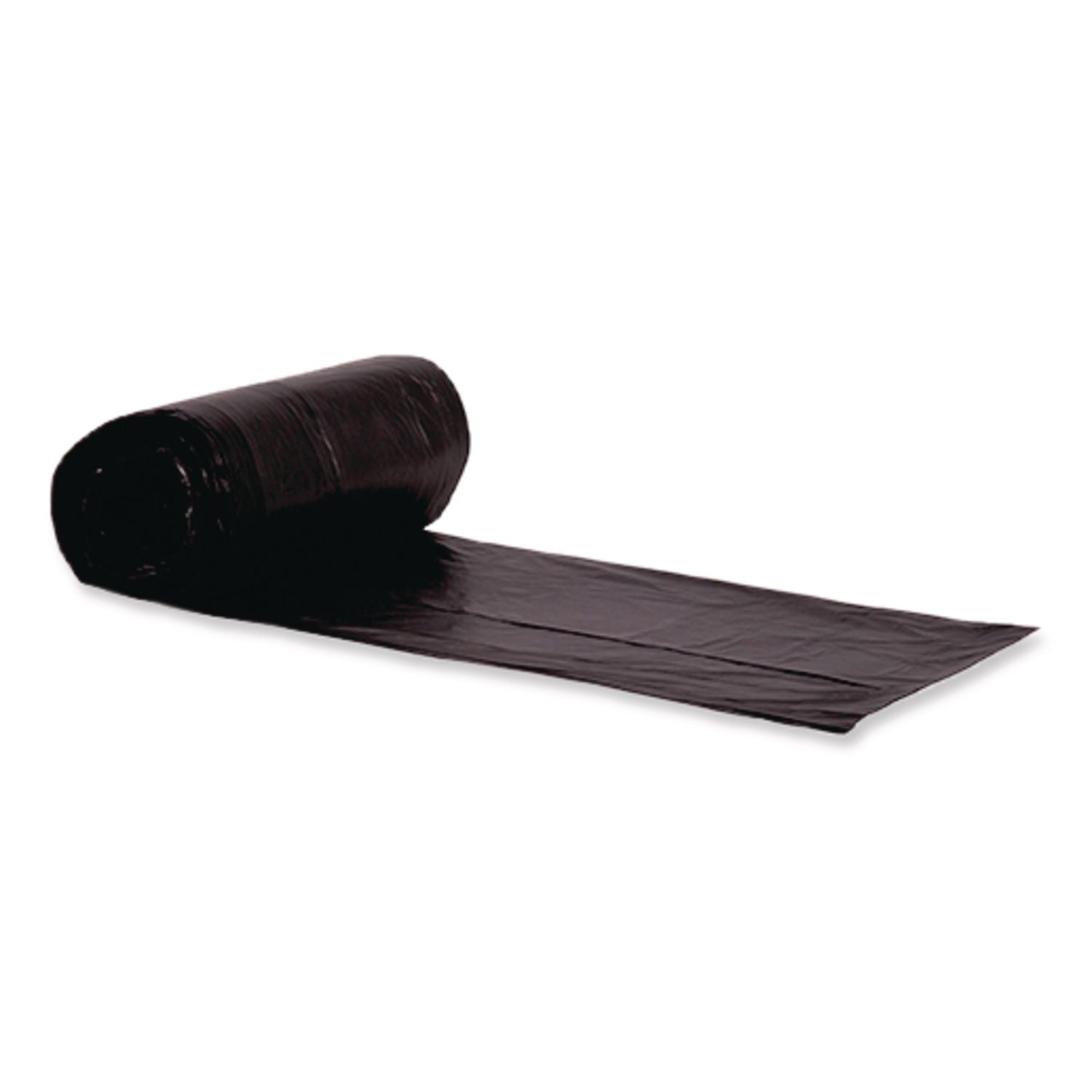 High-Density Waste Can Liners, 45 gal, 16 mic, 40" x 48", Black, 250/Carton