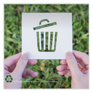 Eco Blend Max Can Liners, 40 to 45 gal, 0.8 Mil, 40" x 46", Black, 25 Bags/Roll, 6 Rolls/Carton