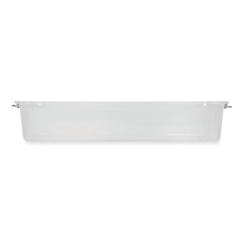 50 Qt. Latch Lid Underbed Storage Box, 17.75" x 32.5" x 6.5", Clear
