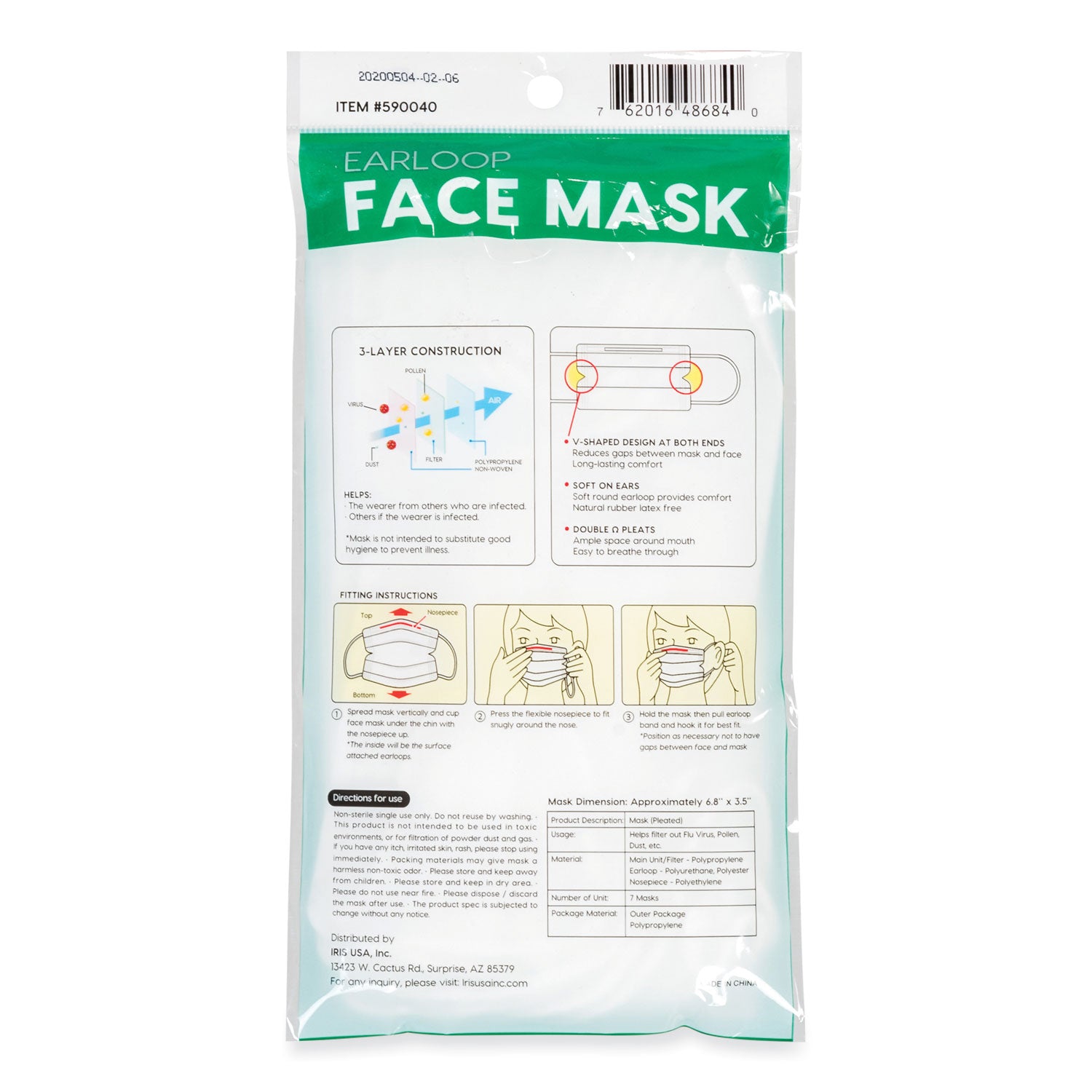 earloop-disposable-face-mask-3-ply-non-woven-large-7-pack_irs590040 - 2