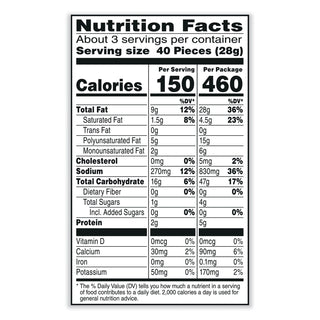 Puff'd Crackers, Double Cheese, 3 oz Bag, 6/Carton