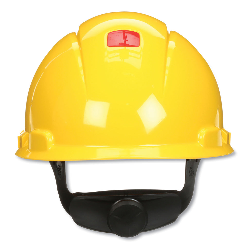 securefit-hard-hat-with-uvicator-four-point-ratchet-suspension-yellow_mmmh702sfruv - 1