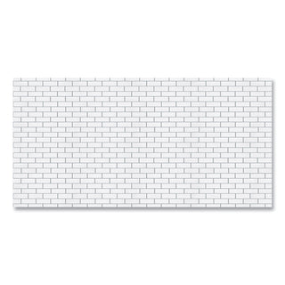 Fadeless Paper Roll, 50 lb Bond Weight, 48 x 50 ft, White Subway Tile