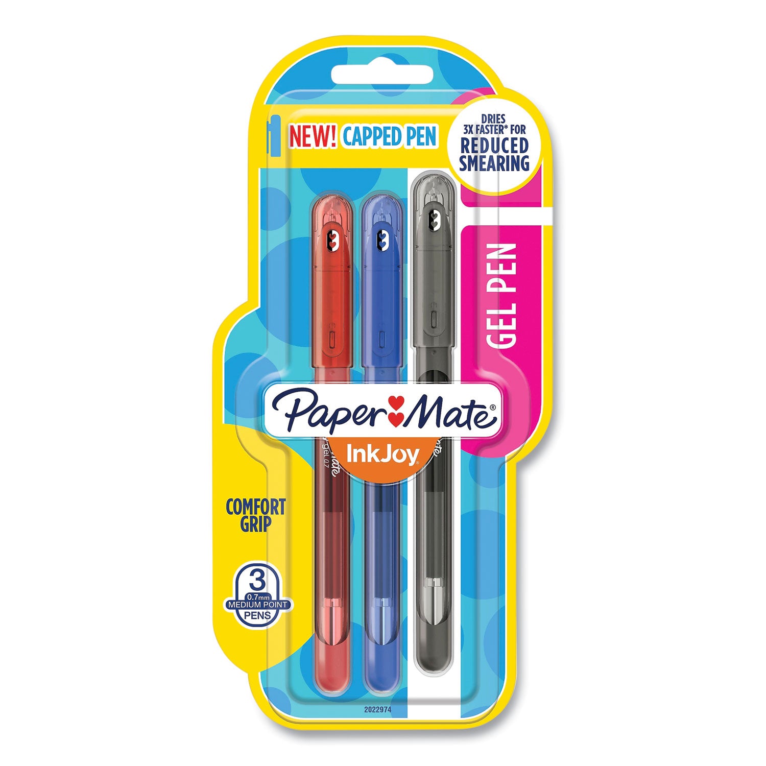 inkjoy-gel-pen-stick-medium-07-mm-assorted-ink-and-barrel-colors-3-pack_pap2022974 - 1