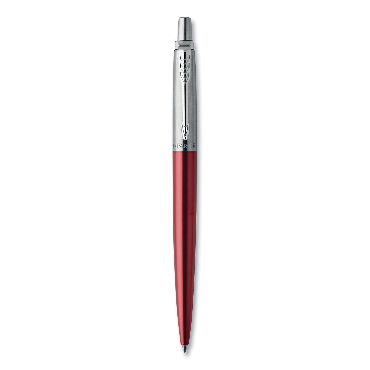 jotter-ballpoint-pen-retractable-medium-07-mm-blue-ink-kensington-red-chrome-barrel_par1953241 - 2