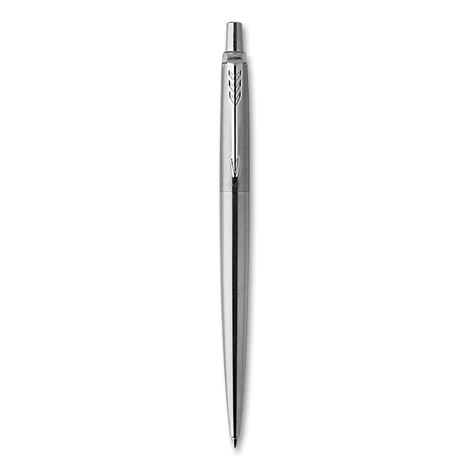 jotter-retractable-gel-pen-medium-07-mm-black-ink-stainless-steel-barrel_par2020671 - 1