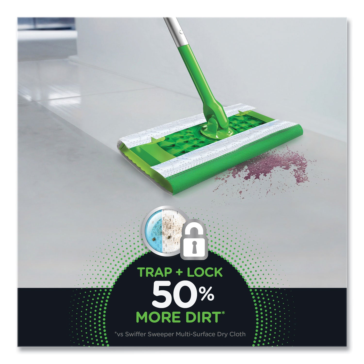 sweeper-trap-+-lock-heavy-duty-wet-mop-cloth-8-x-10-white-32-pack_pgc00739 - 4