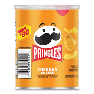 Grab & Go Cheddar Cheese Crisps, 1.4 oz Can, 12 Carton