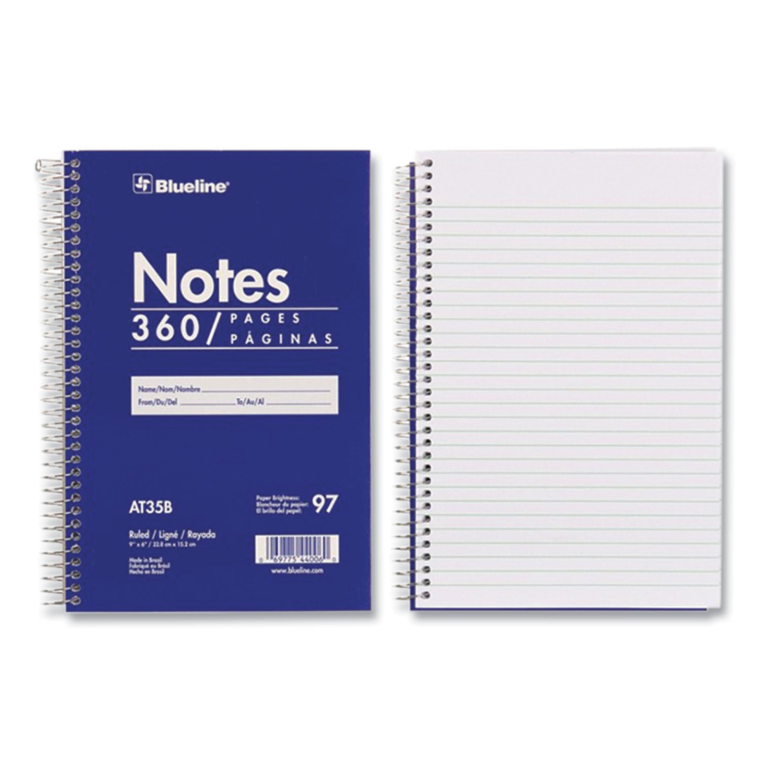 steno-notes-notebook-gregg-rule-blue-white-cover-180-9-x-6-sheets_redat35b - 2
