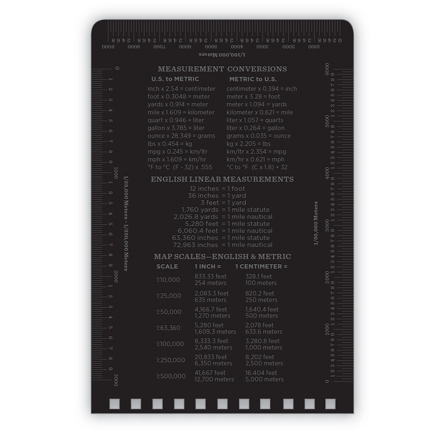 all-weather-wire-o-notepad-universal-narrow-rule-and-quadrille-rule-black-cover-50-white-3-x-5-sheets_rir735 - 2