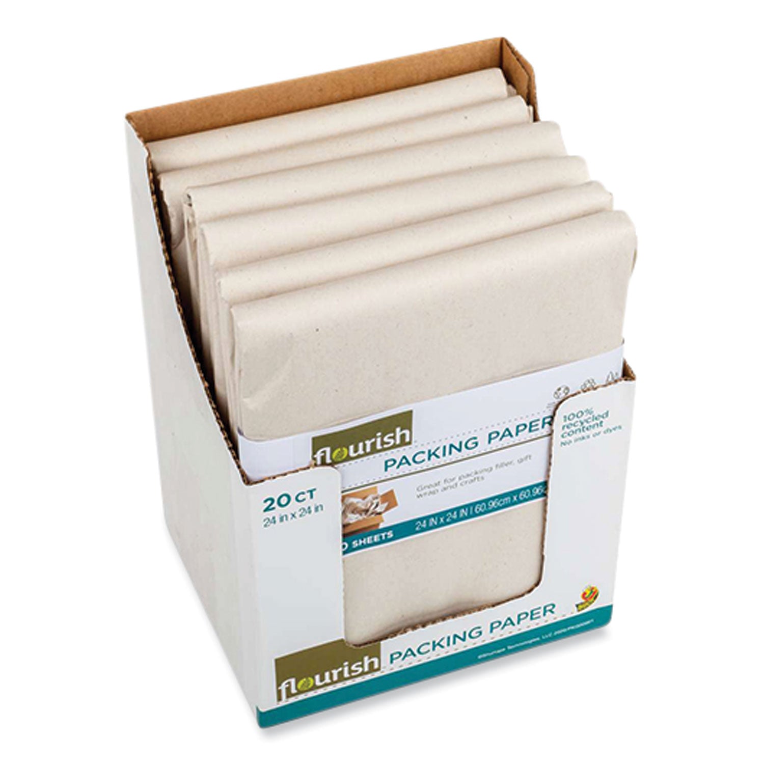 100%-recycled-paper-packing-sheets-24-x-24-natural-20-pack_shu287431 - 1