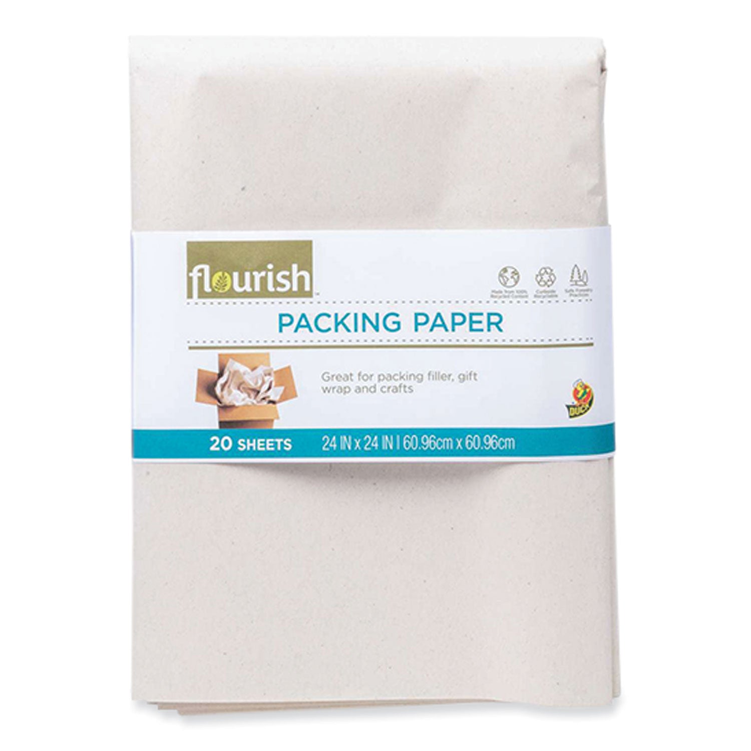 100%-recycled-paper-packing-sheets-24-x-24-natural-20-pack_shu287431 - 4