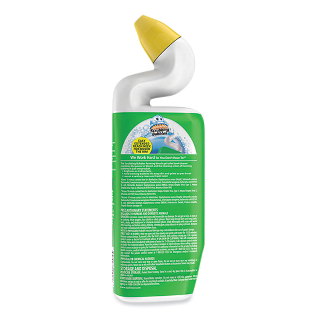 bubbly-bleach-gel-disinfecting-toilet-bowl-cleaner-rainshower-scent-24-oz-bottle_sjn309106 - 2