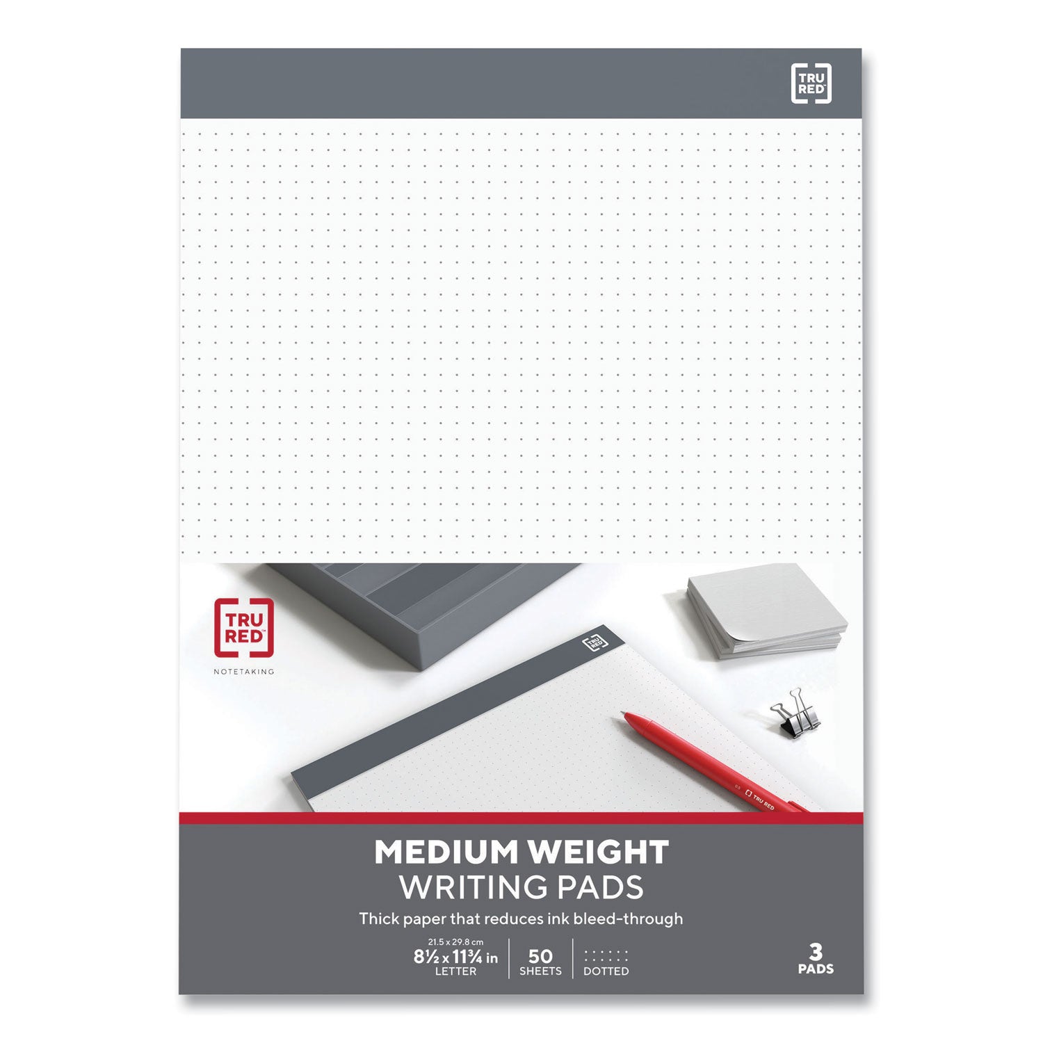 writing-pad-dotted-rule-4-sq-in-50-white-85-x-11-sheets_tud59957 - 2