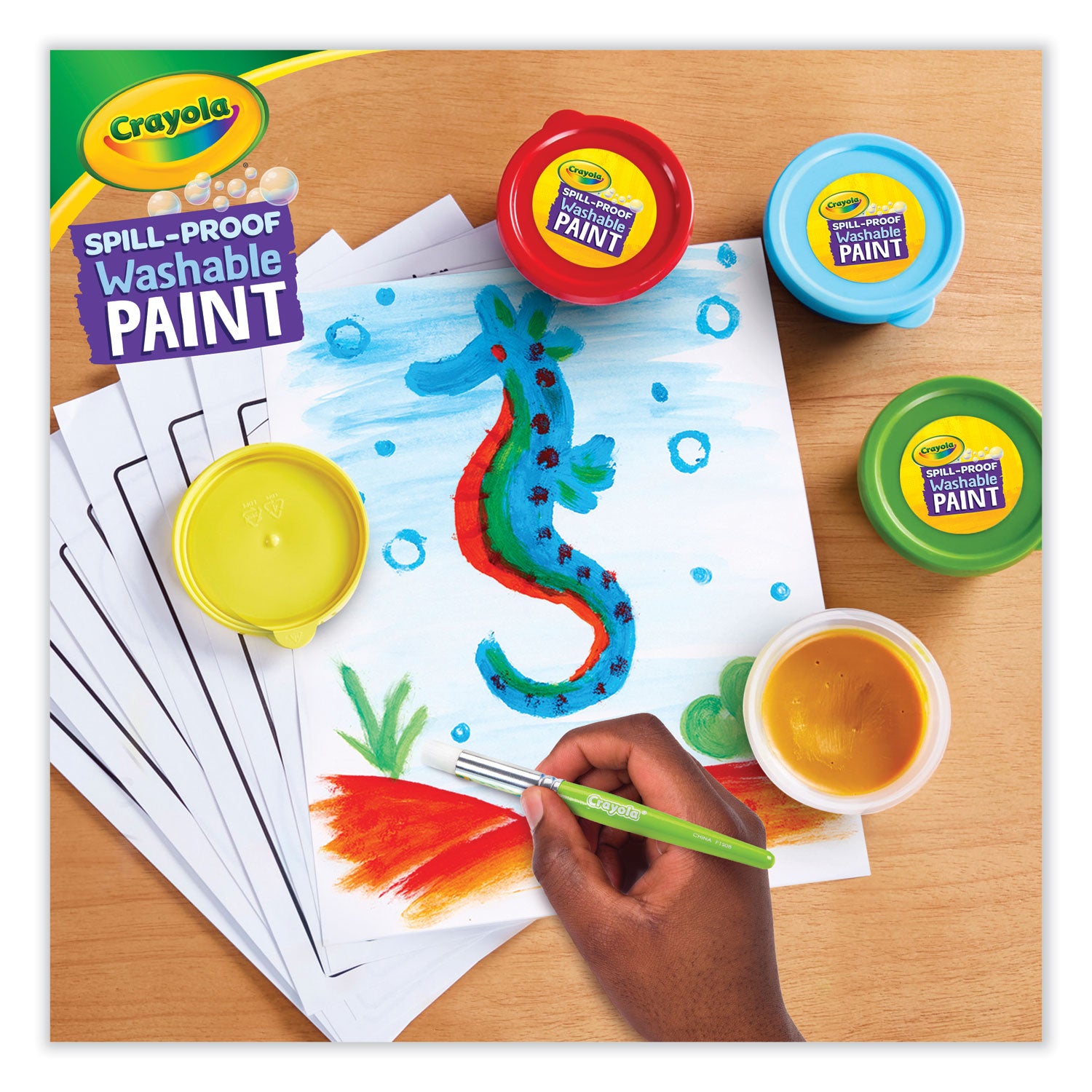 spill-proof-washable-paints-5-colors-14-oz-cups-5-sets-carton_cyo542313 - 2