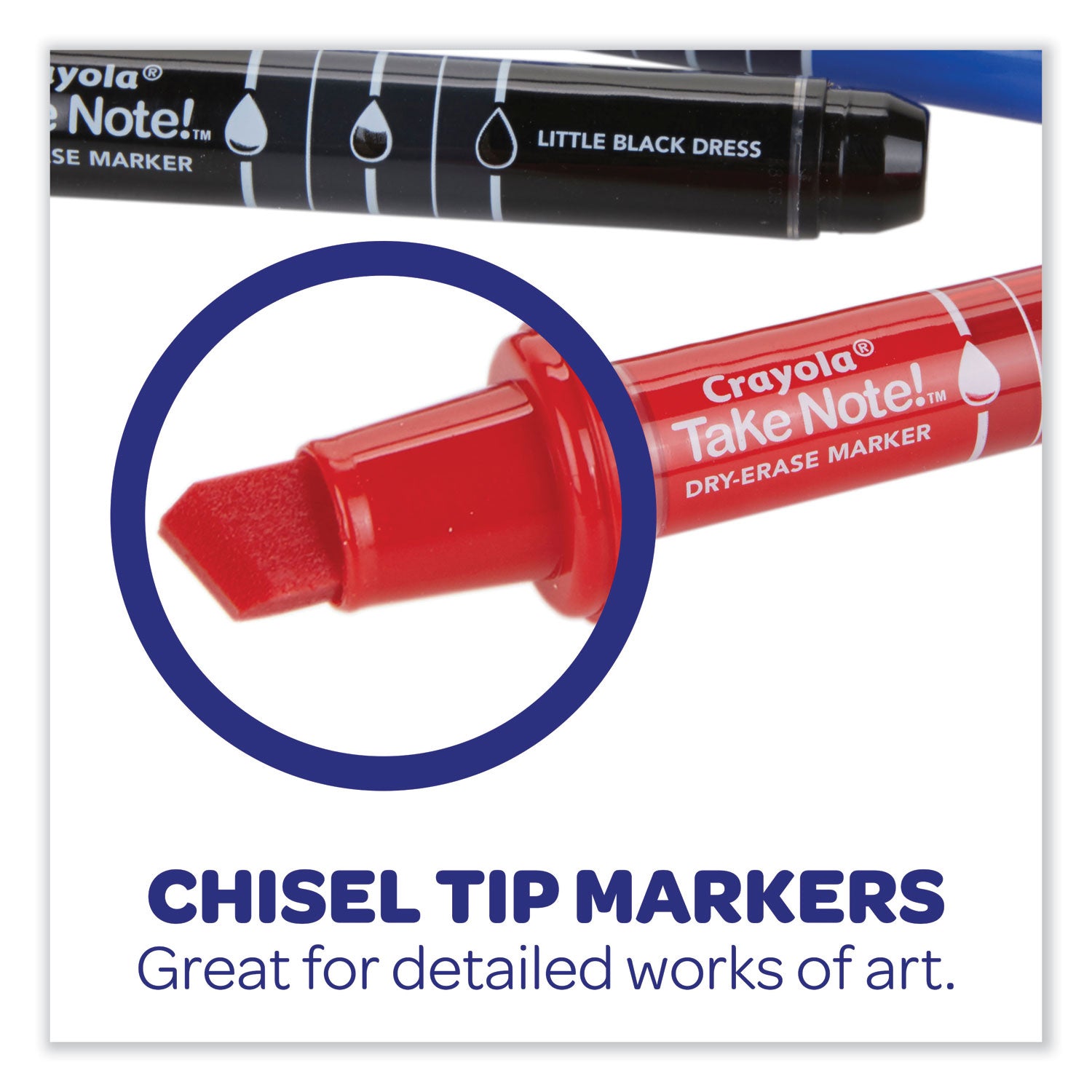 take-note-dry-erase-markers-broad-chisel-tip-assorted-12-pack_cyo586545 - 2