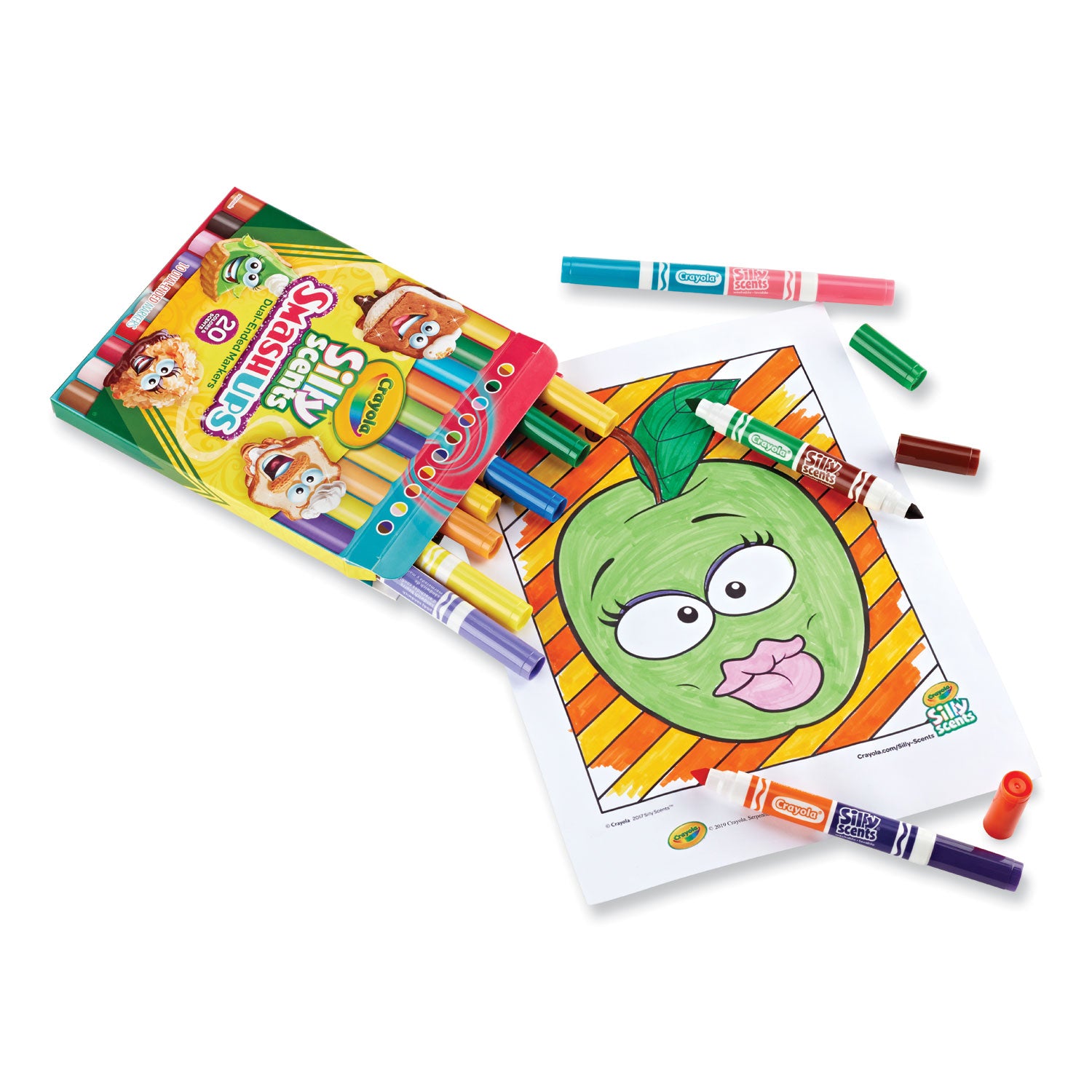 silly-scents-smash-up-dual-ended-markers-broad-tip-assorted-10-pack_cyo588342 - 3