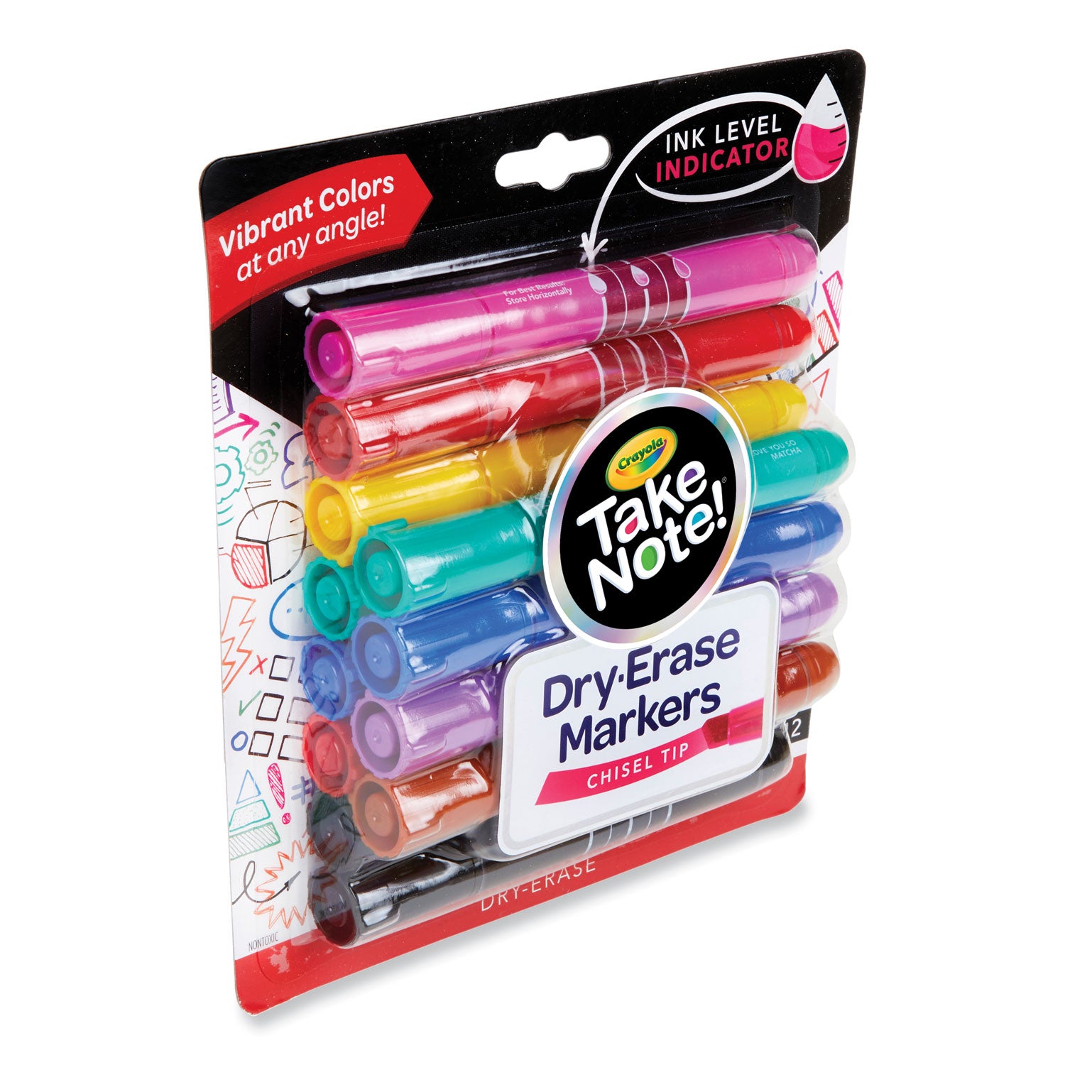 take-note-dry-erase-markers-broad-chisel-tip-assorted-12-pack_cyo586545 - 4