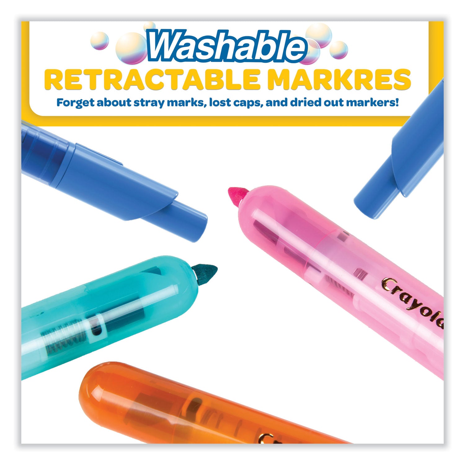 super-clicks-retractable-markers-assorted-bullet-tip-sizes-assorted-colors-10-pack_cyo588370 - 7