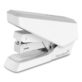 LX860 EasyPress Half Strip Stapler, 40 Sheet Capacity, Gray/White