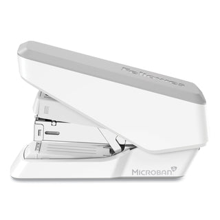 LX860 EasyPress Half Strip Stapler, 40 Sheet Capacity, Gray/White