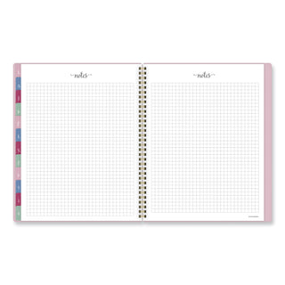 Harmony Weekly/Monthly Poly Planner, 11 x 9.38, Pink Cover, 13-Month (Jan to Jan): 2024 to 2025