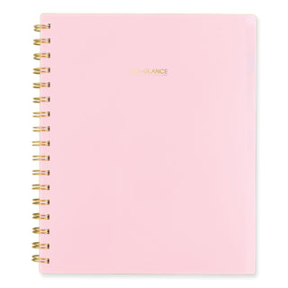 Harmony Weekly/Monthly Poly Planner, 8.81 x 7.88, Pink Cover, 13-Month (Jan to Jan): 2024 to 2025