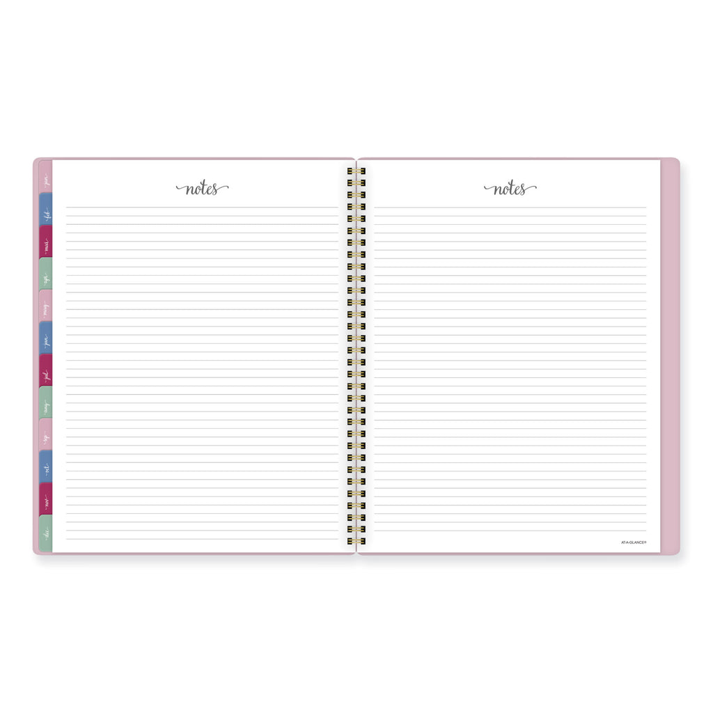 Harmony Weekly/Monthly Poly Planner, 11 x 9.38, Pink Cover, 13-Month (Jan to Jan): 2024 to 2025