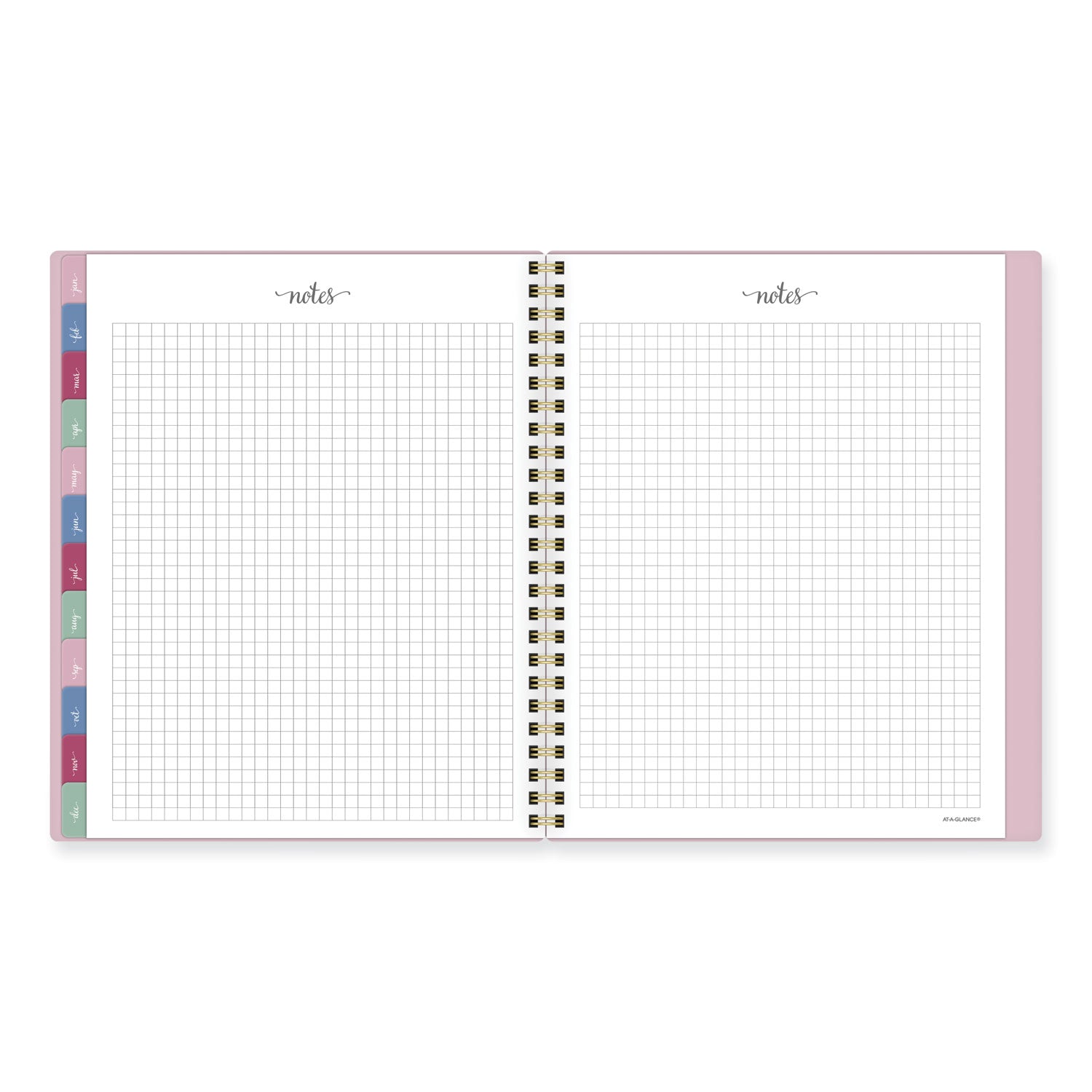 Harmony Weekly/Monthly Poly Planner, 8.81 x 7.88, Pink Cover, 13-Month (Jan to Jan): 2024 to 2025