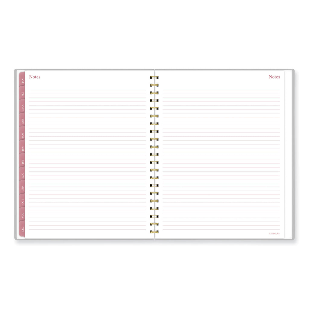 Cambridge Thicket Weekly/Monthly Planner - Large Size - Weekly, Monthly - 12 Month - January 2024 - December 2024 - 8 1/2" x 11" Sheet Size - Wire Bound - Multi - To-do List, Durable, Flexible, Snag Resistant, Double-sided Pocket, Dated Planning Page - 5