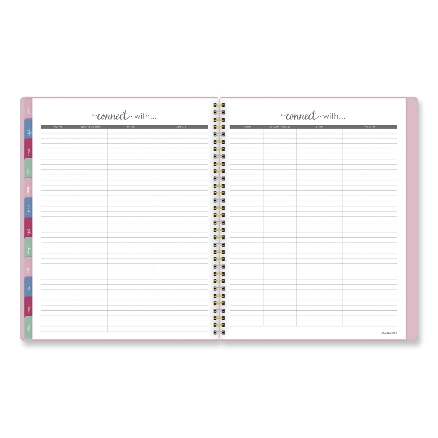 Harmony Weekly/Monthly Poly Planner, 11 x 9.38, Pink Cover, 13-Month (Jan to Jan): 2024 to 2025