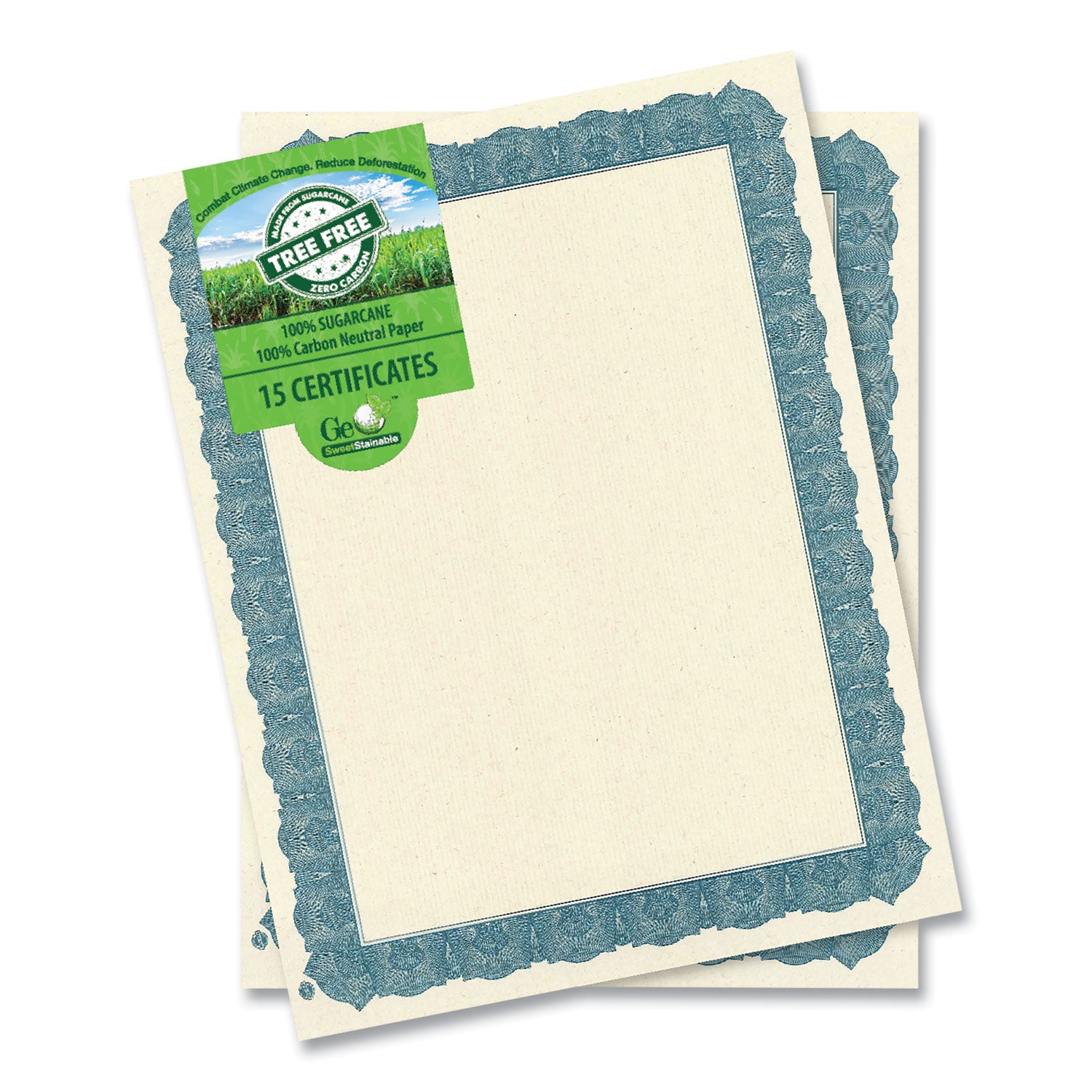 award-certificates-85-x-11-natural-with-blue-braided-border-15-pack_geo49014 - 1