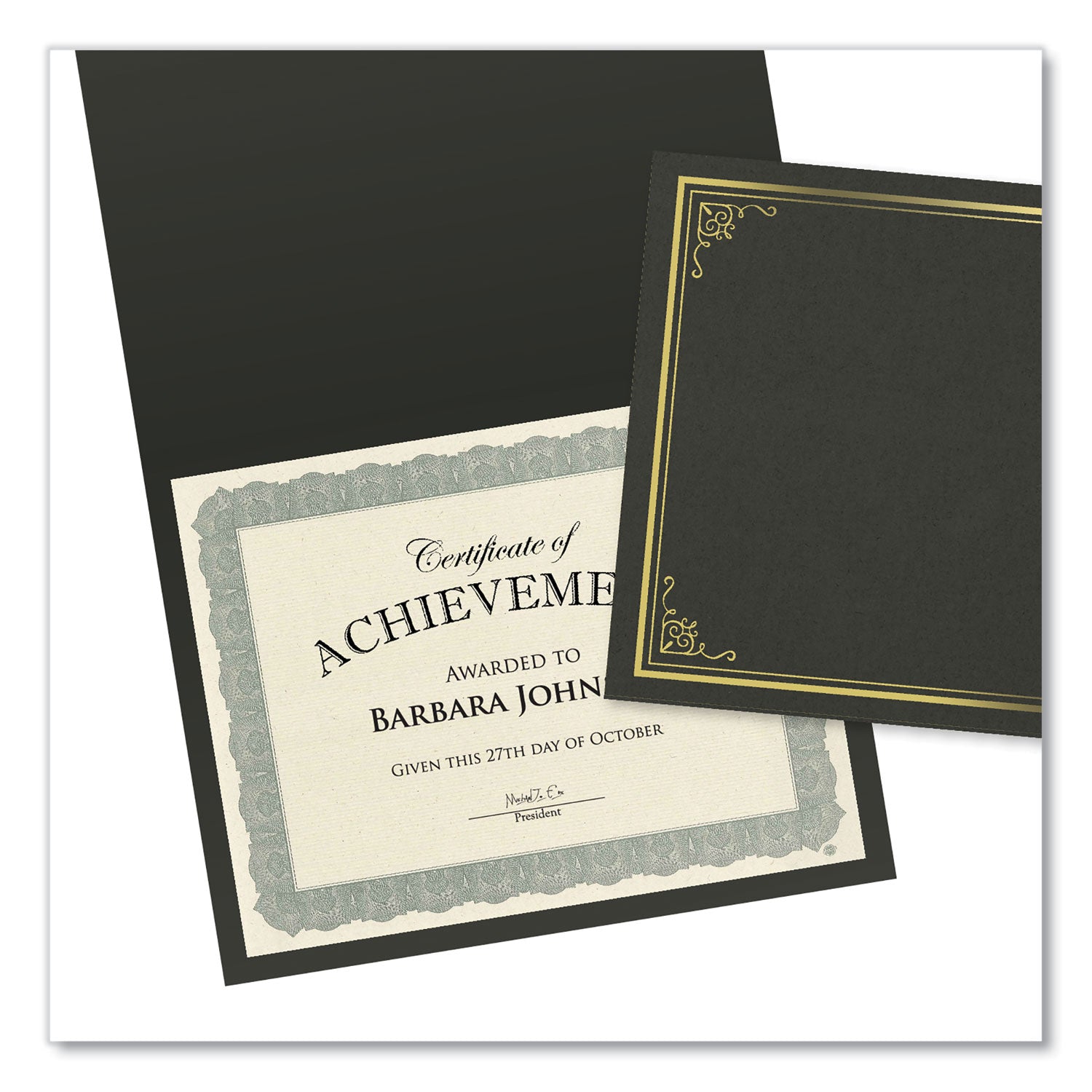 Award Certificates, 8.5 x 11, Natural with Silver Braided Border. 15/Pack