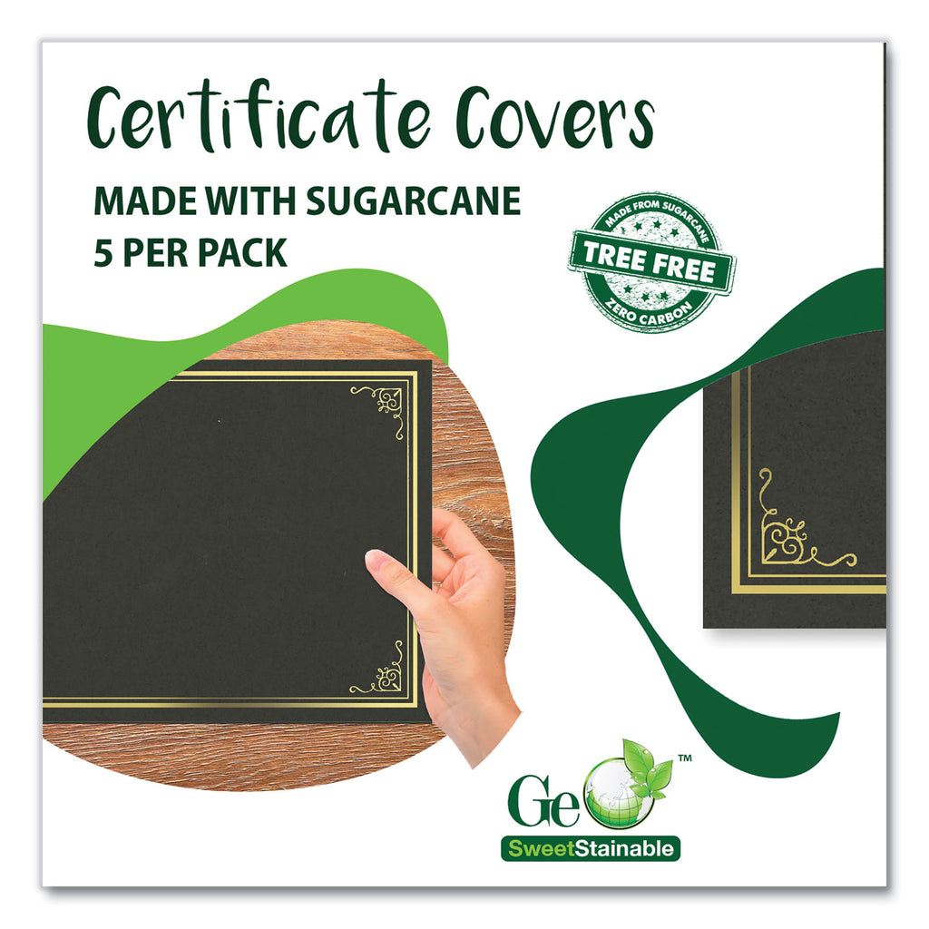 certificate-document-cover-975-x-125-black-with-gold-foil-5-pack_geo49029 - 4