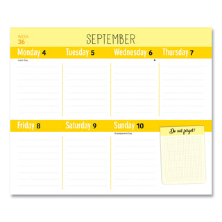 fridge-planner-magnetized-weekly-calendar-with-pads-+-pencil-12-x-125-white-yellow-sheets-16-month-sept-dec-2024-2025_redc174120a - 3